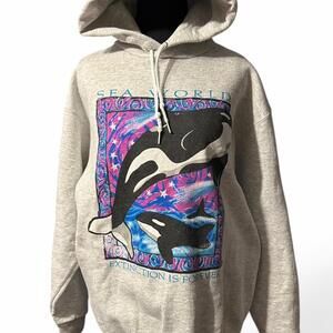 Tultex Women's Grey and Multi Hoody